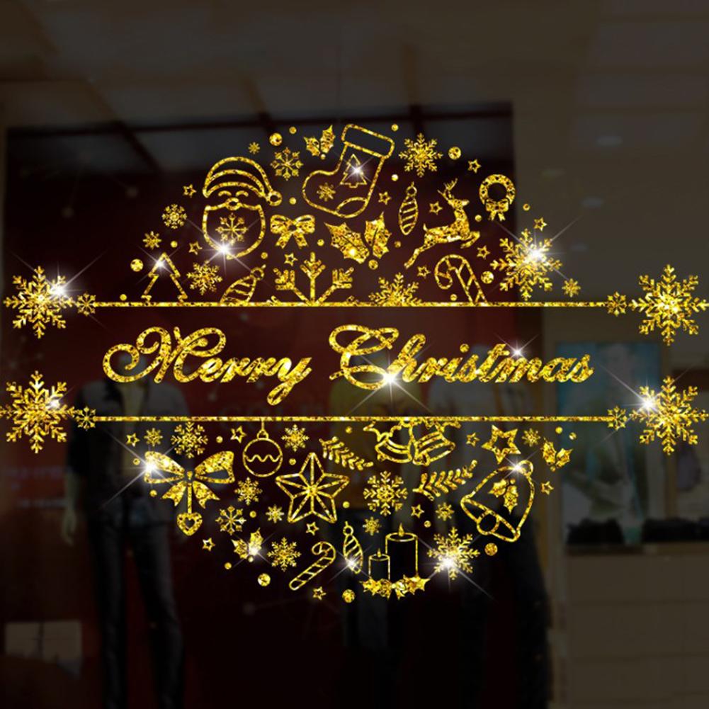 Christmas Wall Sticker Window Sticker Merry Christmas Sticker Christmas Glass Window Sticker Christmas Decoration For Home