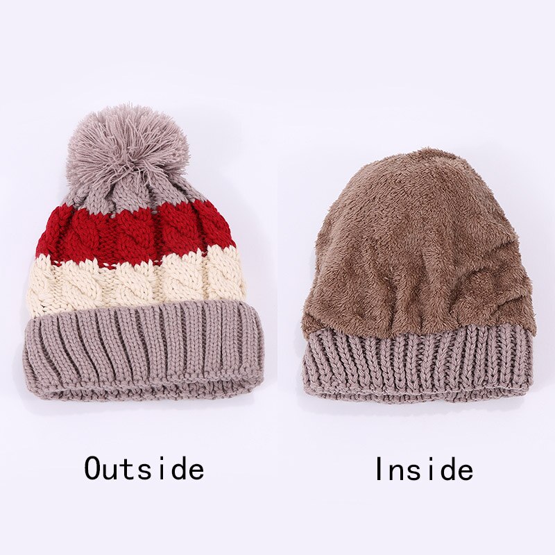 Ensemble écharpe chapeau tricoté pour femmes | Bonnet, écharpe pour filles, bonnet chauffant et , écharpe à anneaux, pompons