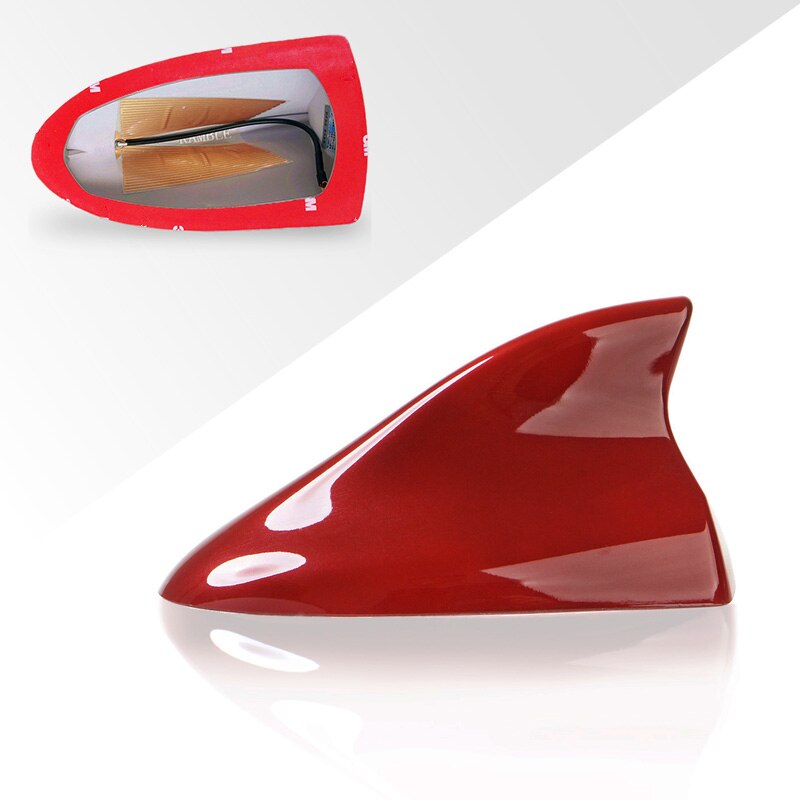 Antenne de toit de voiture pour Renault Megane 2 3 ii iii 1 i, FM/AM, aileron de requin, pour Signal Radio: Red Standard Style