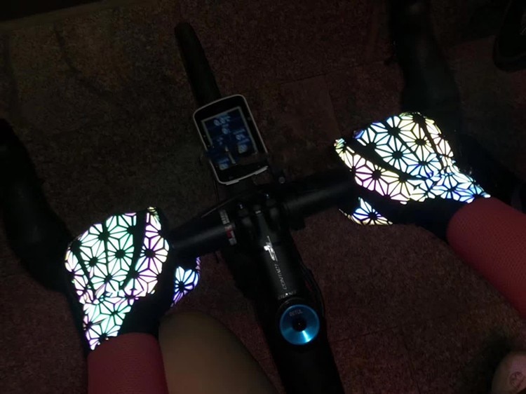 Seer sommar halvfinger cykling reflexhandskar mountainbike antisladd stötdämpande ridhandskar