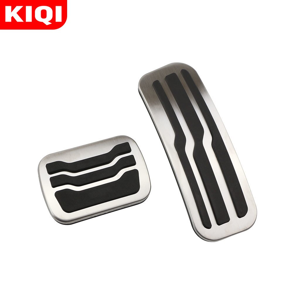 Stainless Steel Brake Accelerator Pedals Gas Plate Pedal Cover for Ford Explorer