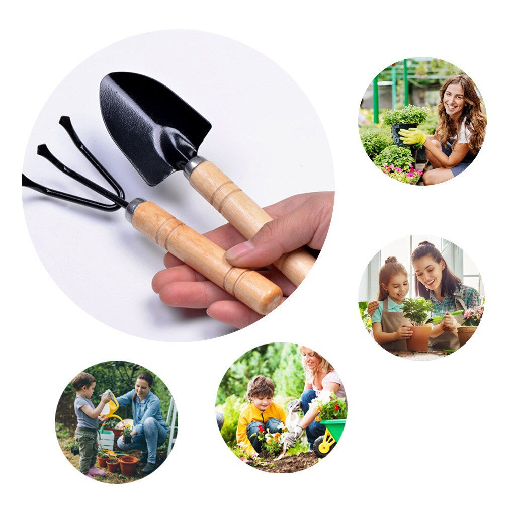 Horticultural plant growing tool combination 1 set of 2 gardening supplies plant growing tools Small transplant manual toolY506