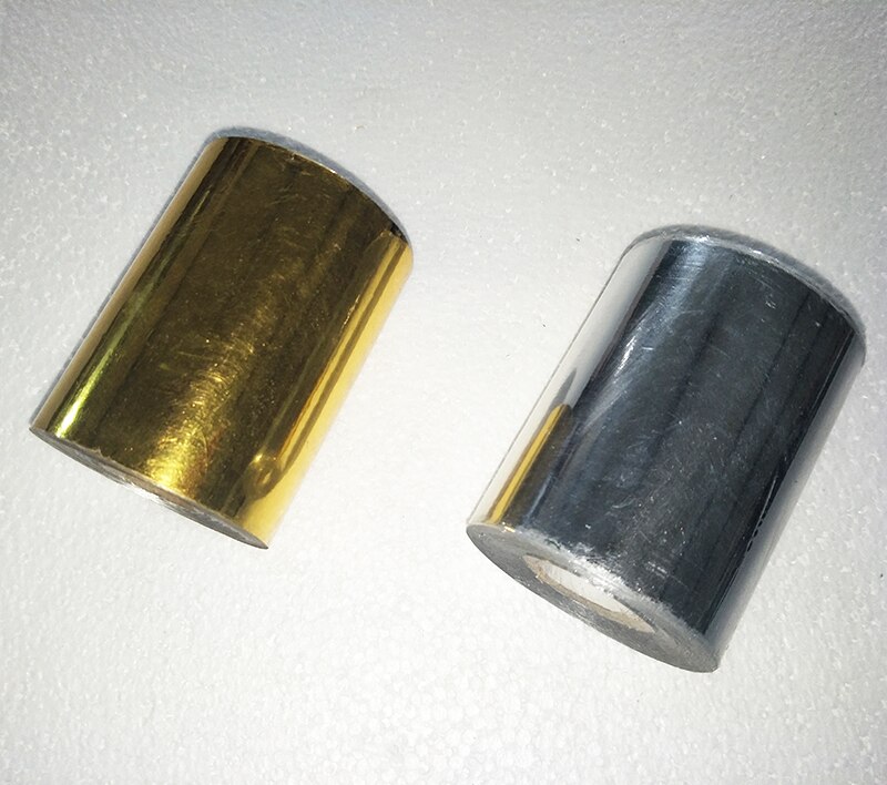 DIY Transfer Heißer Stanzen Papier Heißer Folie Stanzen Gold und Splitter Farbe 80mm x 120 M Wärme Stanzen Folie