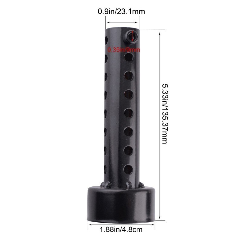 Ns modify 35/48/60mm outlet diameter støj lyd eliminator udstødning motorcykel justerbar udstødning lydpotte db killer universal: 48mm