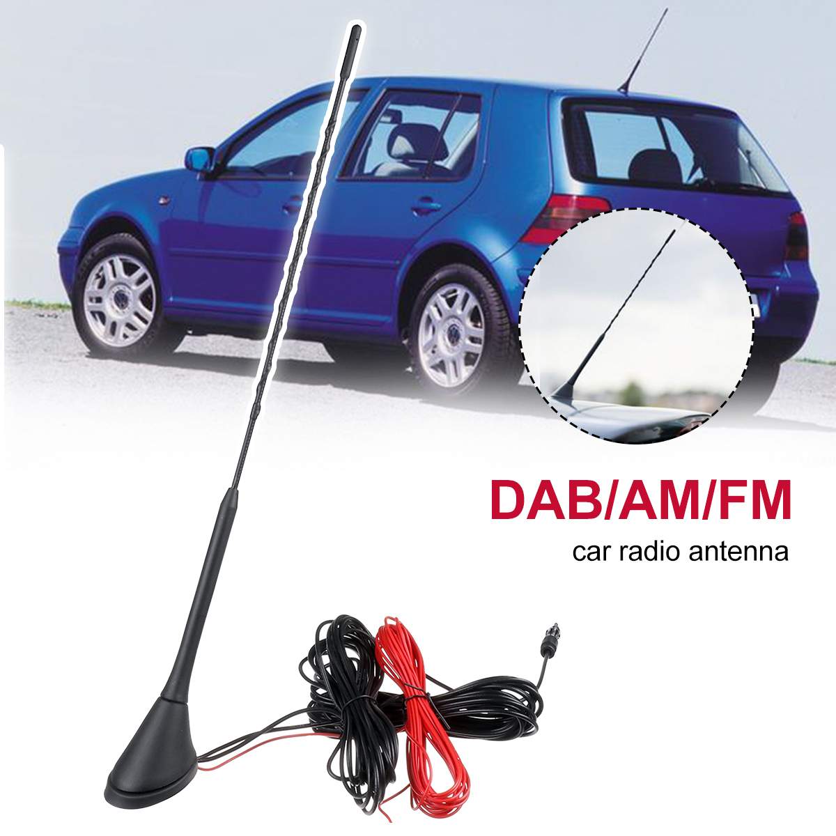 Auto Radio Auto Antenne Radio Fm Signaal Voor Alle Auto 'S Antennes Antenne Auto Styling Auto Auto Dak Radio Am/Fm + Actieve Dab