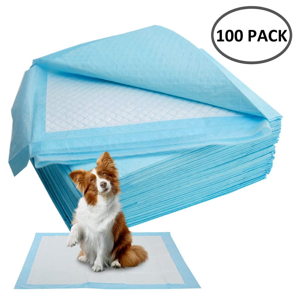 100pcs Pets Nappy Mat Dog Training Pee Pads Super Absorbent Pet Diaper Disposable Healthy Clean Nappy Mat for Pets