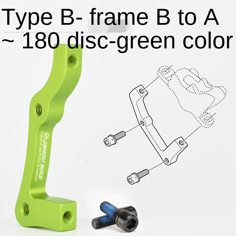 Bicycle Mountain Bike Disc Brake Transition Socket 160 Bicycle 180 203 Disc Fork Rear Brake Transition Socket: R