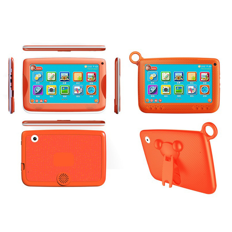 86V 7Inch Tablet Reading Machine Student Learning Tablet Computer Early Primary School HD Kid Learning Education Wi-Fi Internet