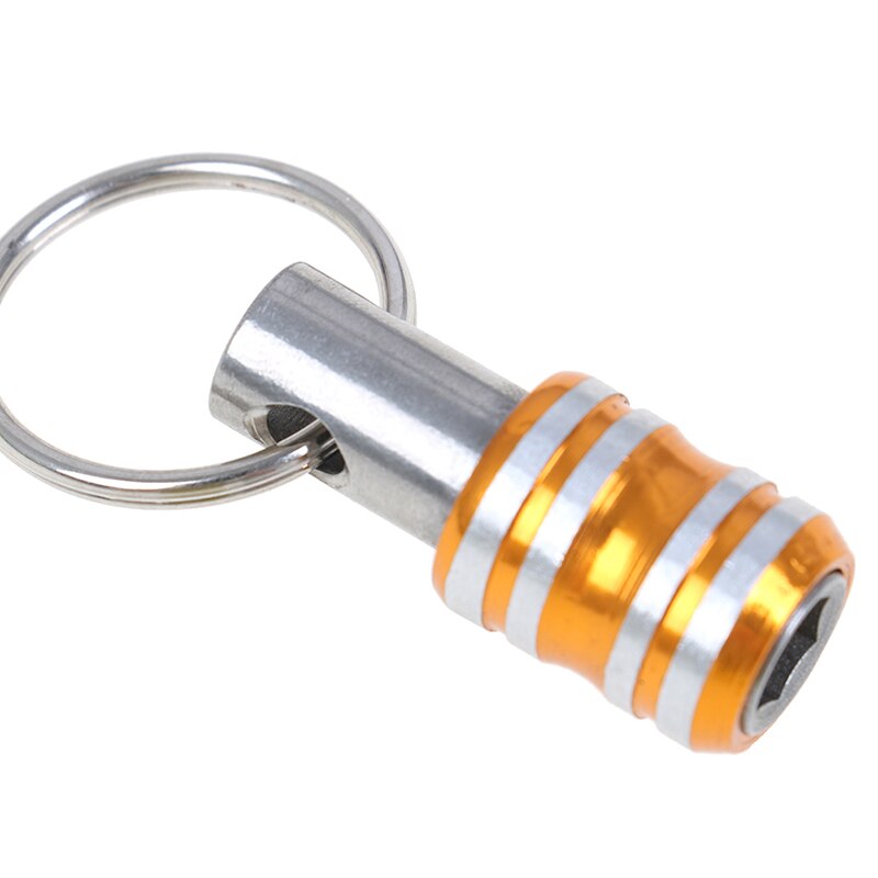 Käytännöllinen 1pc 1/4 " kuusiovarreinen poranterän pidike pikakiinnitys magneettinen ruuvimeisselin terän pidike