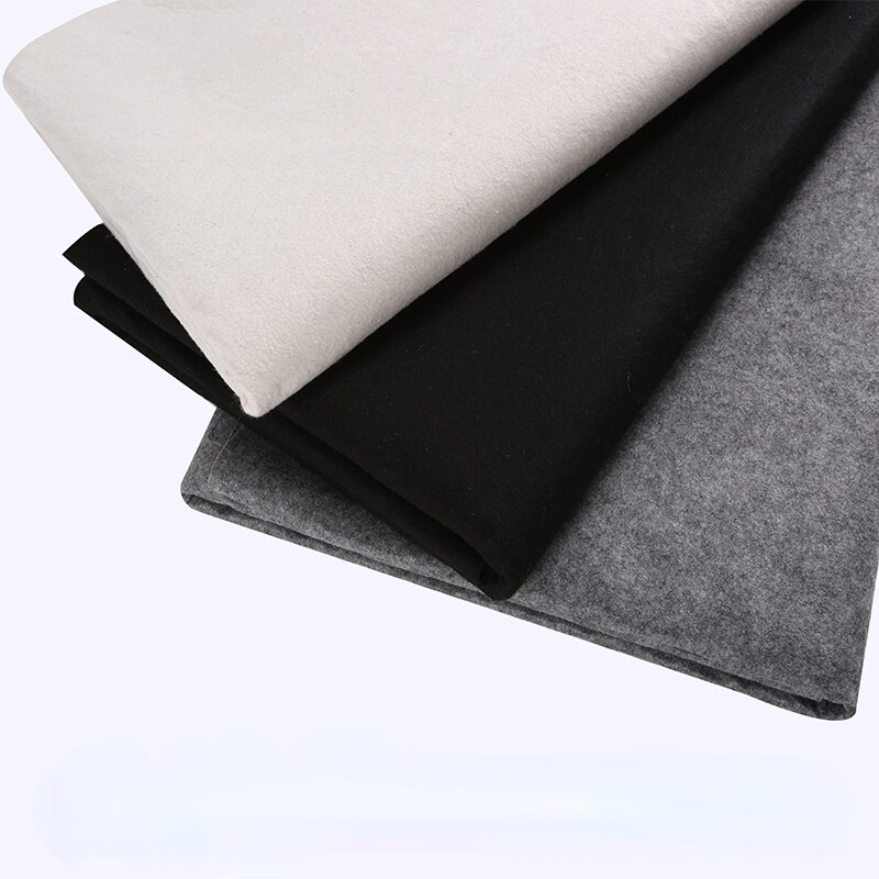 1-3mm tjocka svarta vita gråa filttyg ovävt filttyg ark lapptäcke gör det själv sömnad hantverk tillbehör material