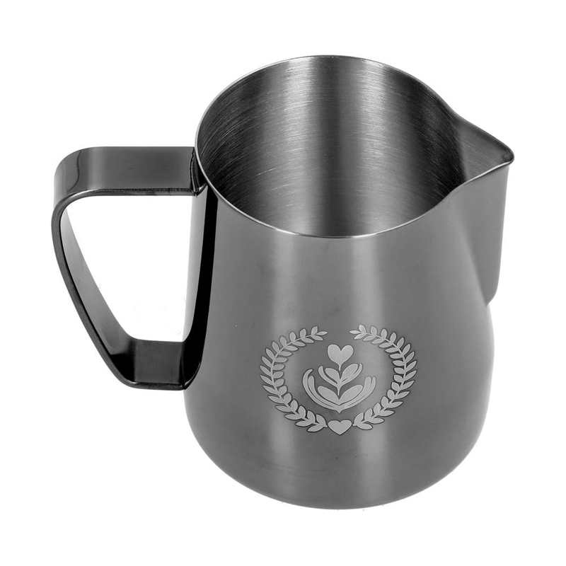 600ml Multi-Purpose Coffee Frothing Cup Stainless Steel Pointed Mouth Milk Froth Mug for Home