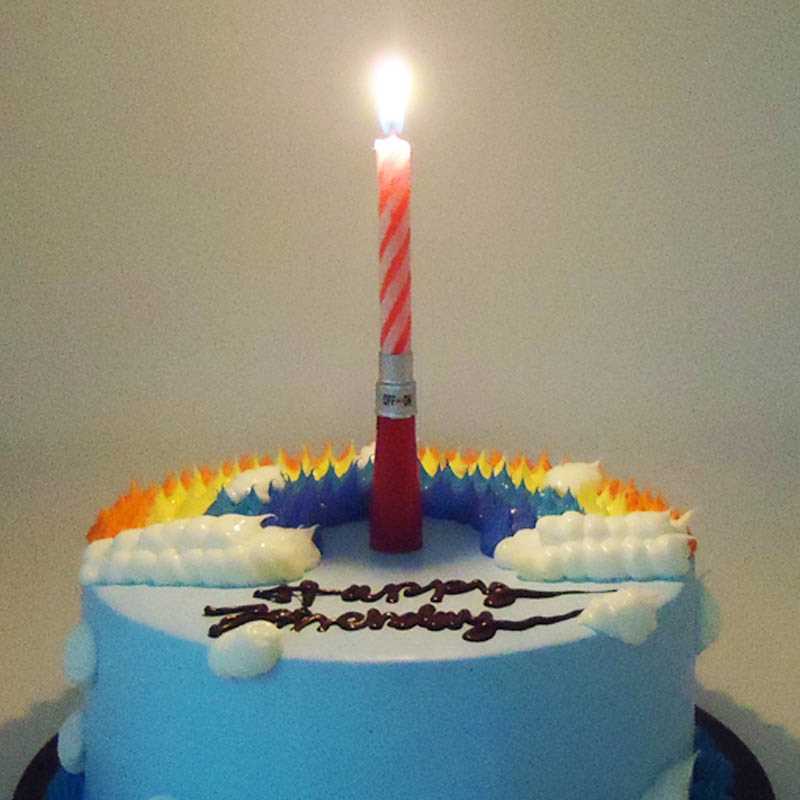 Happy Birthday Singing Music Singing Spiral Candle for Cake Decoration