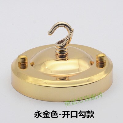 ceiling cover plate hook pendant lamp decoration metal accessories chandelier Parts Vintage Ceiling Holder For Light Fitting: 10