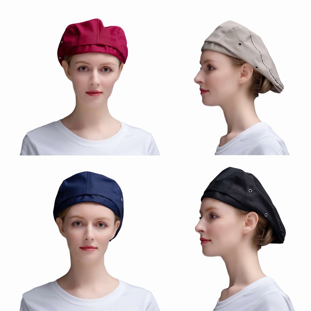 Gorras de lona ajustables Unisex restaurante Hotel Uniforme de Trabajo cafetería panadería Sushi tienda Pizza tienda camarero accesorios para trajes