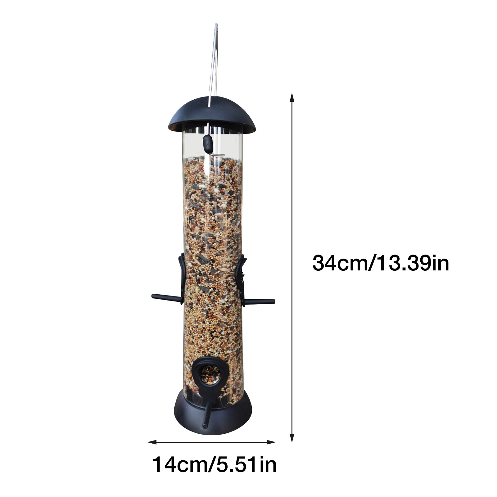 Outdoor Bird Feeder Feed Station Hanging Feeder High Hard Plastic Windproof And Waterproof Bird Feeder Pet Bird Supplies
