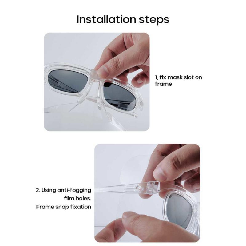 1PC Upgrade Face Shield Eye Shield Mouth Protection Face Protection Anti-droplet Anti-splash Isolation Shield Outdoor Products