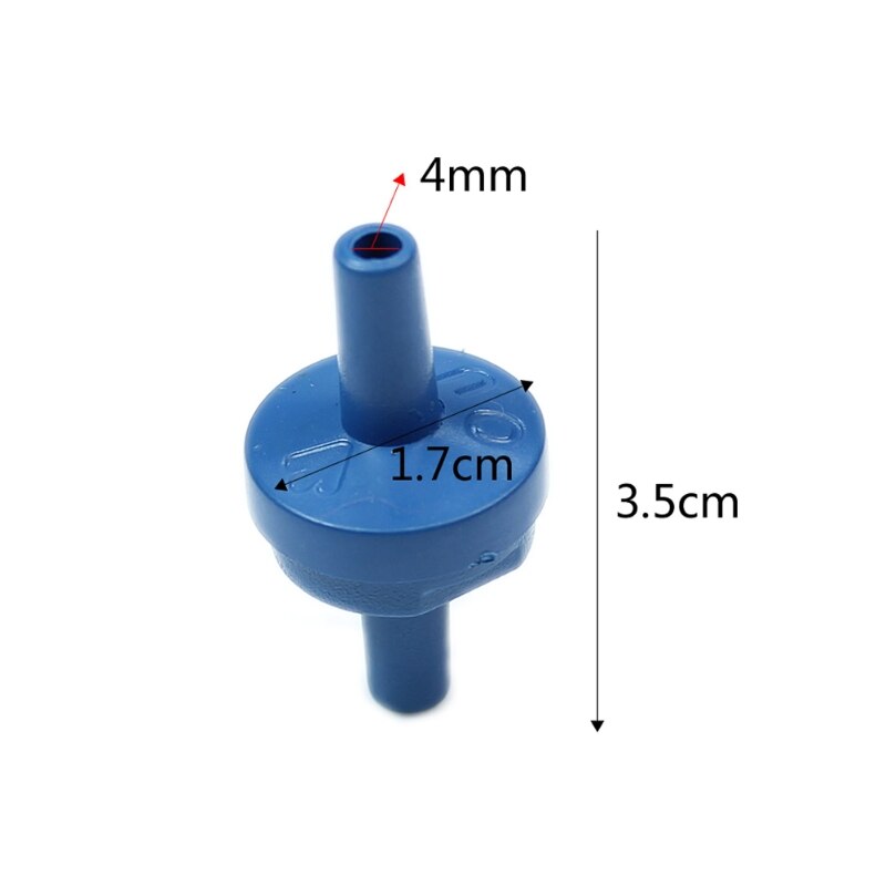 1Pc 4MM Small Check Valve For Air Tube Pump Aquariums Fish Tank J6PD