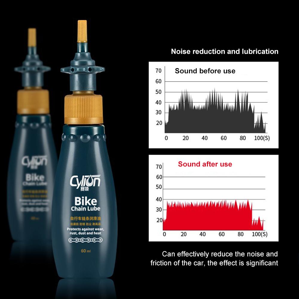 60ml Fahrrad Kette Schmiermittel Radfahren Fahrrad Schmierung Wartung Öl Fahrrad Schmieröl Schmieröl Perfekte Zubehör Für Mountainbike