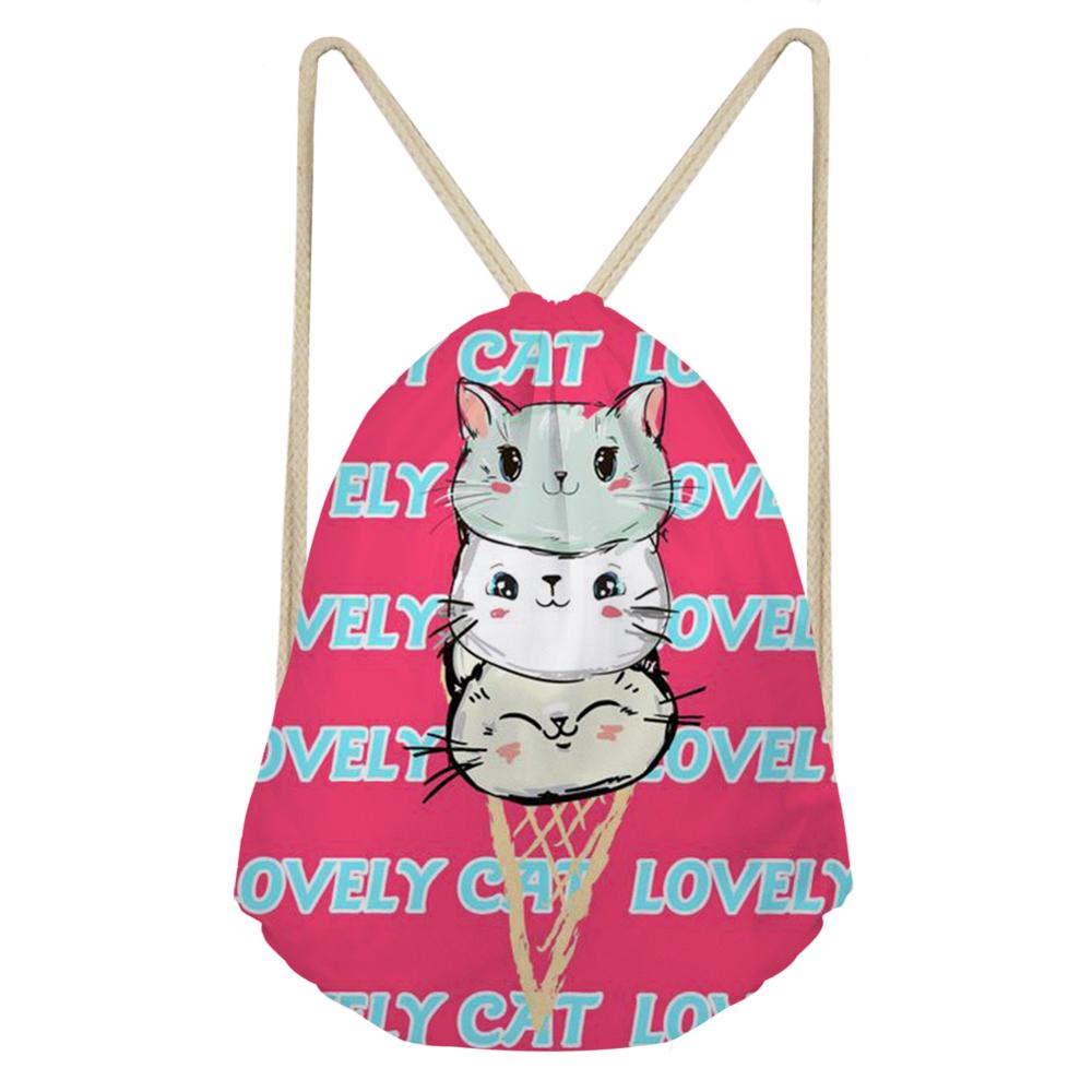 Haoyun schattige boom luiaard geschilderde trekkoord tassen voor vrouwen meisjes linnen trekkoord rugzak rugzak reis opbergzak druppelaar: Cdyh 1050 z 3