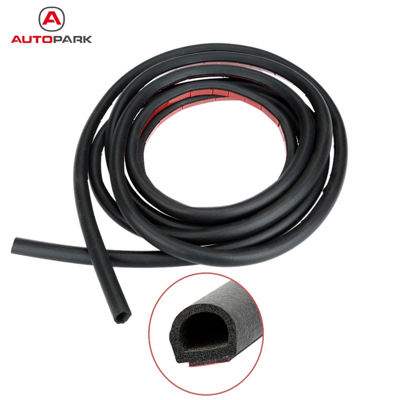 4 m D-Type Professionele Auto Vrachtwagen Motor Van Boot Deur Rubber Afdichting Afdichting Tochtstrip Hollow Strip Voertuig Deur seal Auto Styling