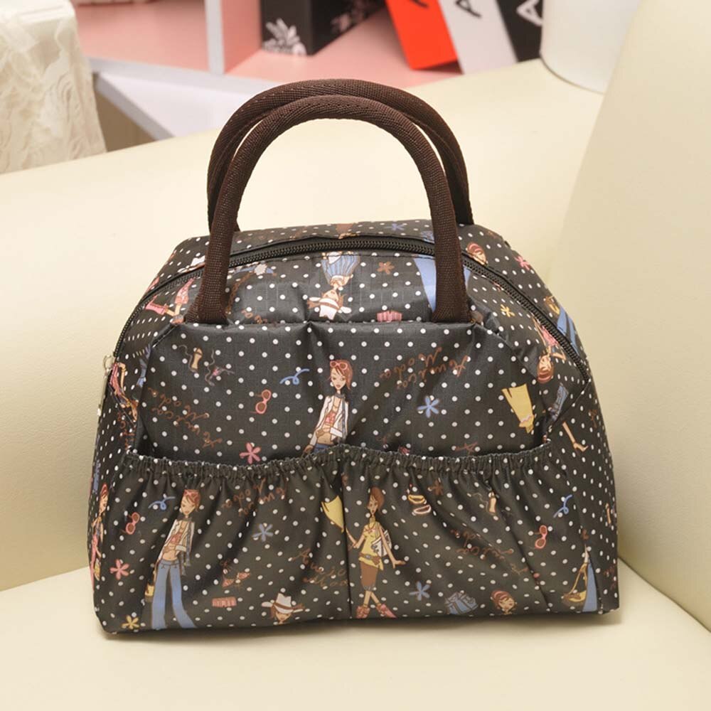 Handbag Small Bag Waterproof Printed Lunch Bag Bag Hand Carry Female Bag Storage Bag 31506: 13