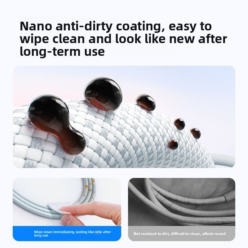 Anker 140w dobbelt type cc opladningskabel pd hurtigopladning usb - if-certificeret cc-datakabel egnet til apple 17 og android huawei