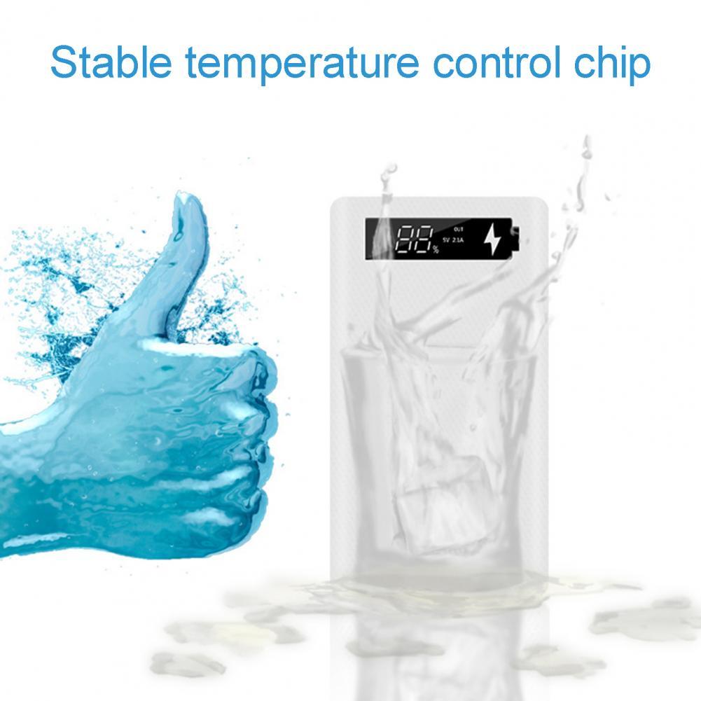 Praktische Handy Power Akku Ladegerät DIY Fall mit LED Licht Power Bank Fall Komfortable Grip für Handys