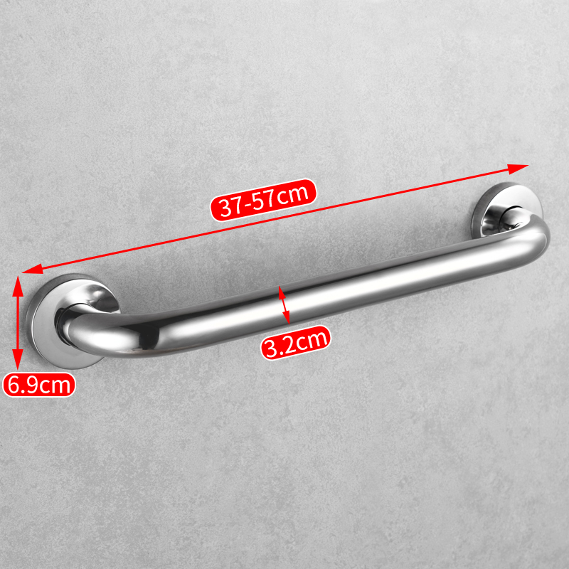 Barrière Gratis Leuning Rvs Badkamer Handgrepen Voor Ouderen Handicap Douche Bad Veiligheid Handvat Wall Mount Handdoekenrek