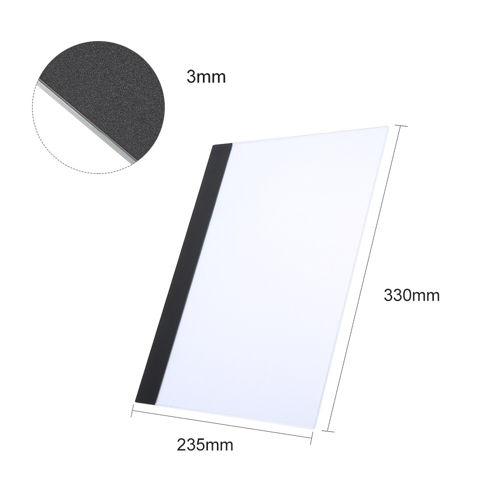LED Graphic Tablet Writing Painting Light Box Tracing Board Copy Pads Digital Drawing Tablet Artcraft A4 Copy Table LED Board