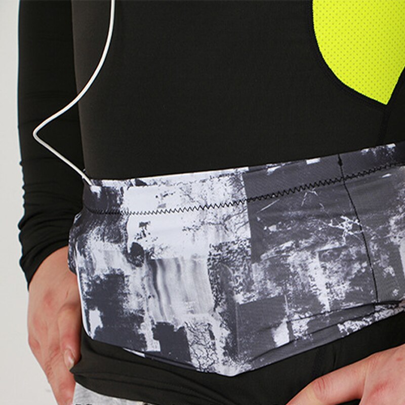 Riñonera ligera para correr para hombre y mujer, cinturón deportivo para teléfono móvil con bolsa oculta, bolsas de gimnasio, riñonera para correr
