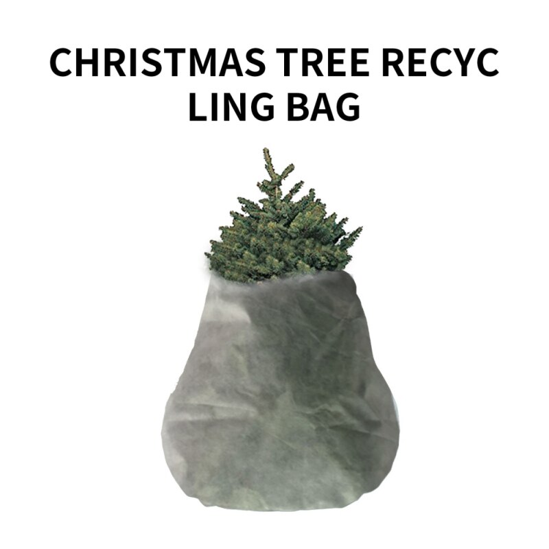 ZL Christmas Tree Storage Bag Disposal Bag Non-woven Storage Dustproof Cover Protect Waterproof Large-capacity Organize Tool