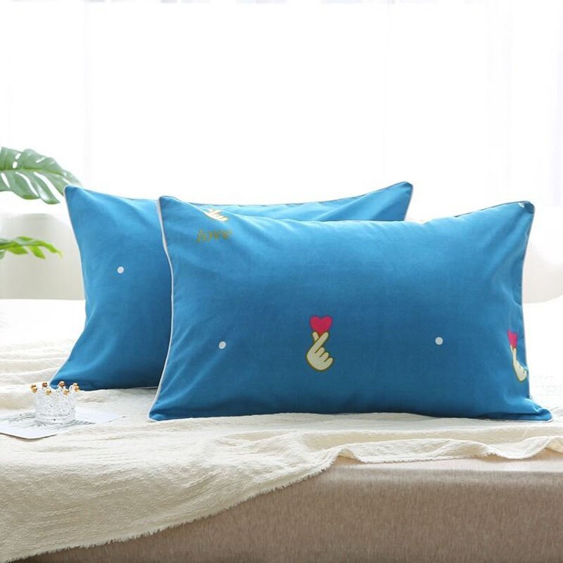 1Pc Leuke Cartoon Print Kinderen Kussensloop Ritssluiting Afneembare Wasbare Kussen Cover Home Slaapzaal Vier Seizoenen Kussensloop: color 11-40x60cm-1pc