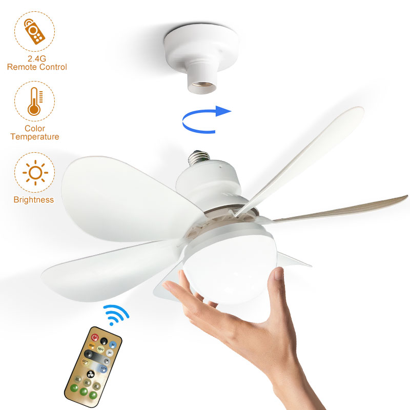 With Remote Control LED Ceiling Fan Light 3 Speeds Wind Silend Motor 30/40W Ceiing Fan Lamps Tricolor Dimmable Ceiling Fan Lamp