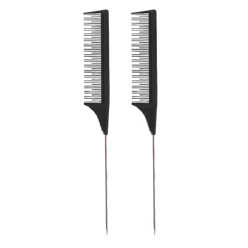 2x peine de cola de ratón para peinado de cabello Selección de tejido