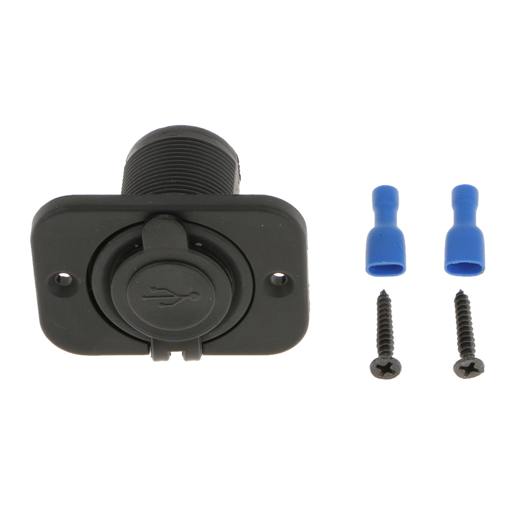 1A/2.1A Charger Port Socket Voor Auto Boot Motorfiets 12v Dual 2 USB Outlet
