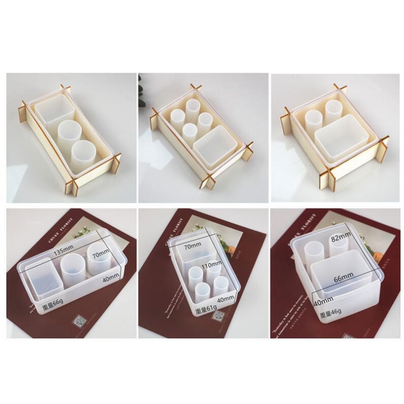 Toothbrush Holder Concrete Silicone Mold Cup Cement Tray Molds Toothpaste Storage Box Epoxy Resin Mould