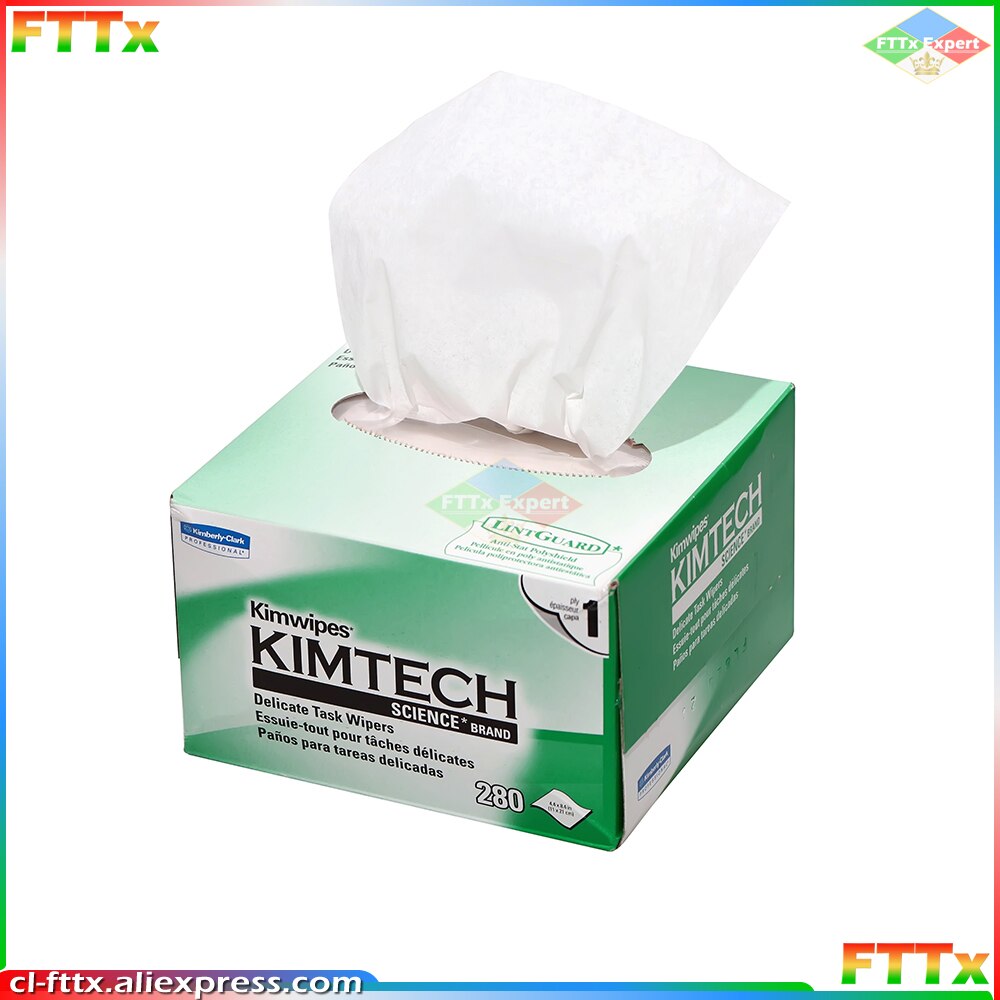 10pcs/lot 210 x 110mm Kimtech Kimwipes Delicate Task Wipes 280 Pieces Per Box For Optical Components Special