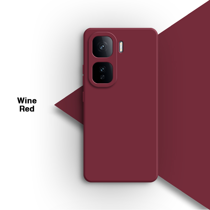 Phone Case for vivo iQOO Neo 10 Neo10 Pro 10Pro 5G Simple Soft Liquid Silicone Lens Protection Shell Back Cover Original Housing: PURPLE / For iPhone 13