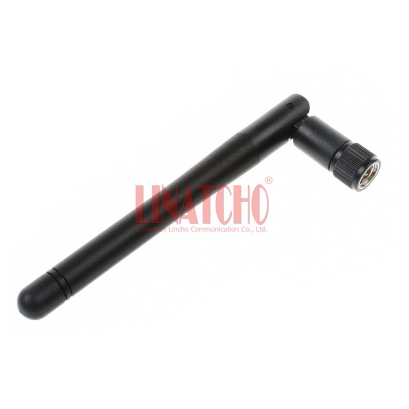 2.4Ghz 3DB Kan Worden Gevouwen Zwarte Kleine Sma Male Connector Mini Wifi Moden Cctv Antenne
