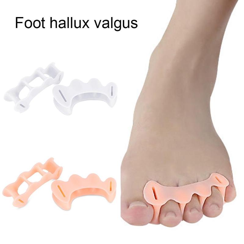 EEN paar Hallux valgus orthese Siliconen Separator Hamer Teen Bunion Relief Hallux Valgus Voeten Care Tool
