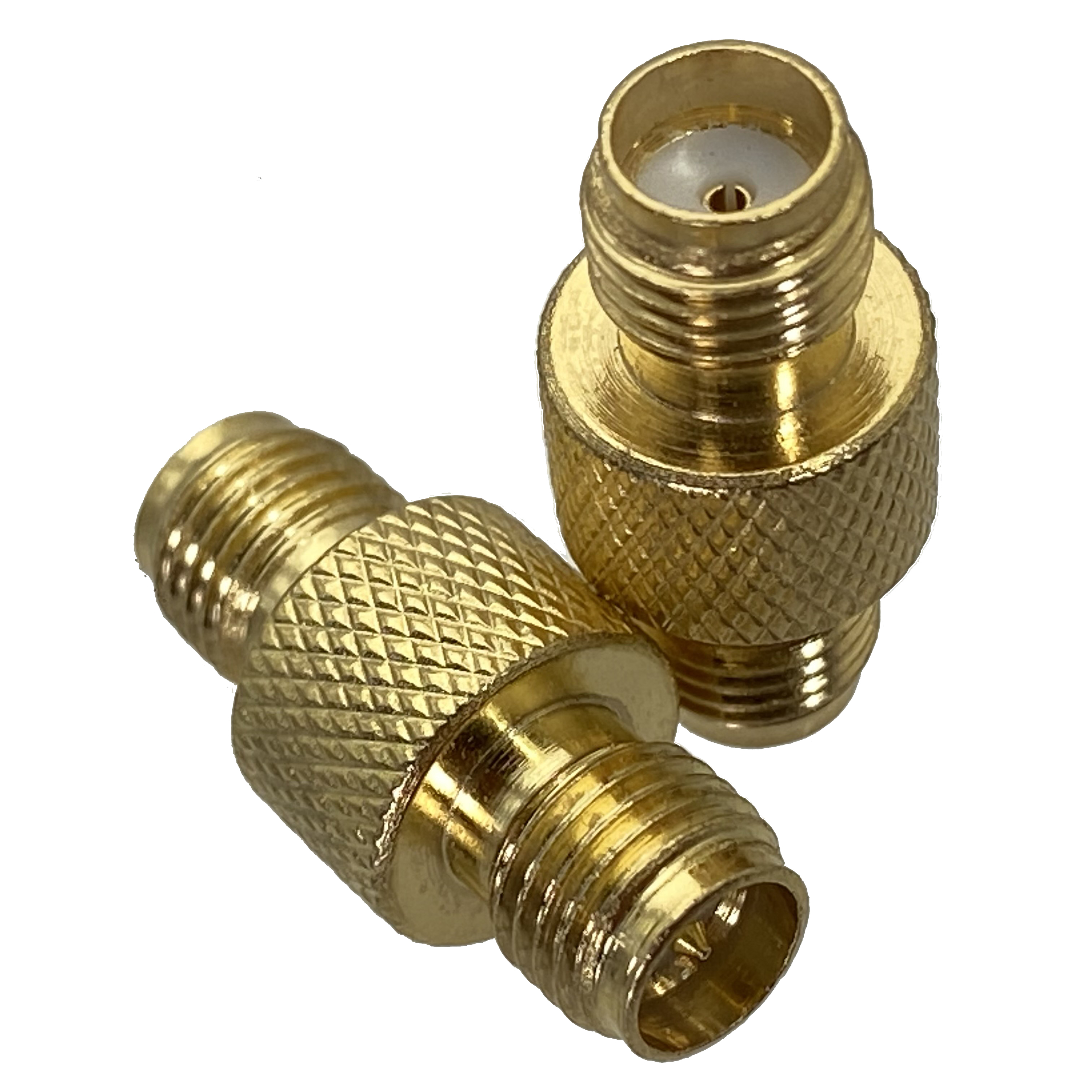 Adaptador SMA/RP-SMA a SMA/RPSMA enchufe macho y conector hembra conector Coaxial RF recto y de ángulo recto 1 Uds: Plata