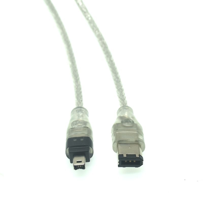 1.5M FireWire 4P/6P 6pin to 4Pin IEEE 1394 iLink Adapter Cable Cord Wire Lead High Speed 150cm 5ft