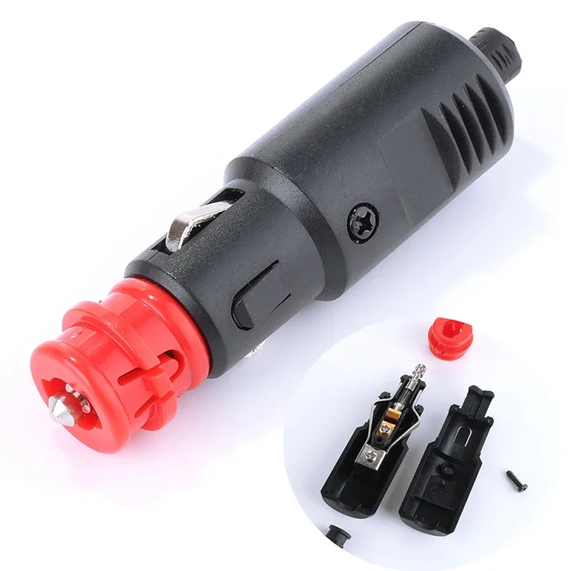 1PC Universele Auto Aansteker Adapter 12V 24V Mannelijke Auto Voertuig Aansteker Socket Plug Connector Adapter mannelijke Plug