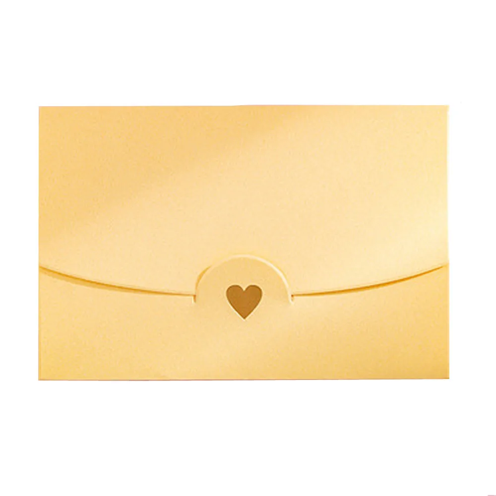 Stationary Small Envelope 10.5*7CM For Letter Pearlescent Paper Paper Envelopes Name Card Mini Envelopes Greeting Card: green