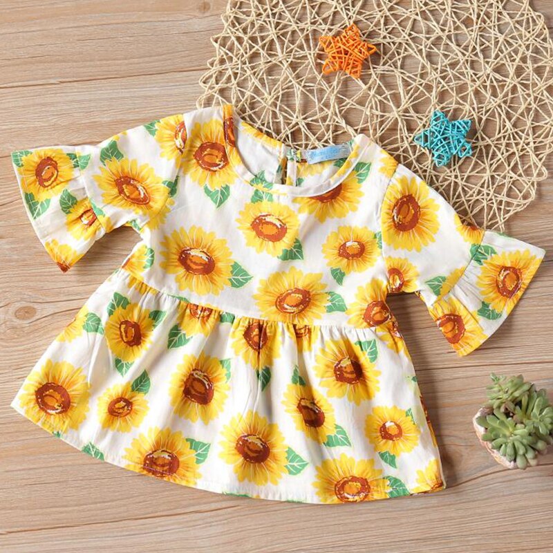 Børnetøj pige drenge skjorter strand hawaii ferie stil kortærmede toppe skjorte sommer baby drenge bluse: Bz257- gule / 5t
