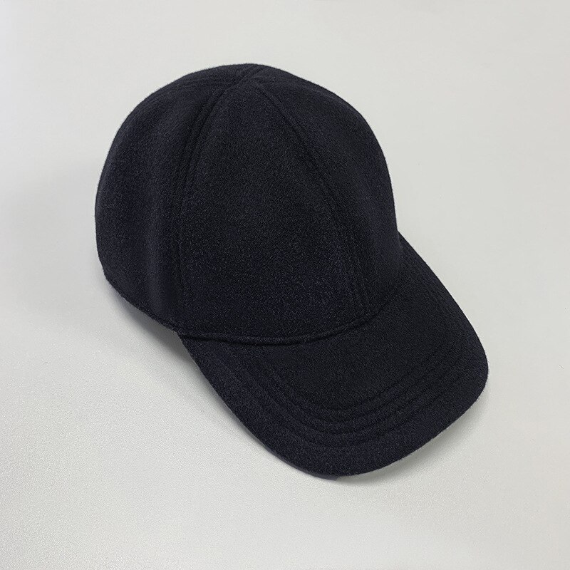 Vrouwen Hoeden Eenvoudige Baseball Cap Katoen Gemengd Pure Kleur Casual Mode Hoed 4 Kleuren Beschikbaar: Black B