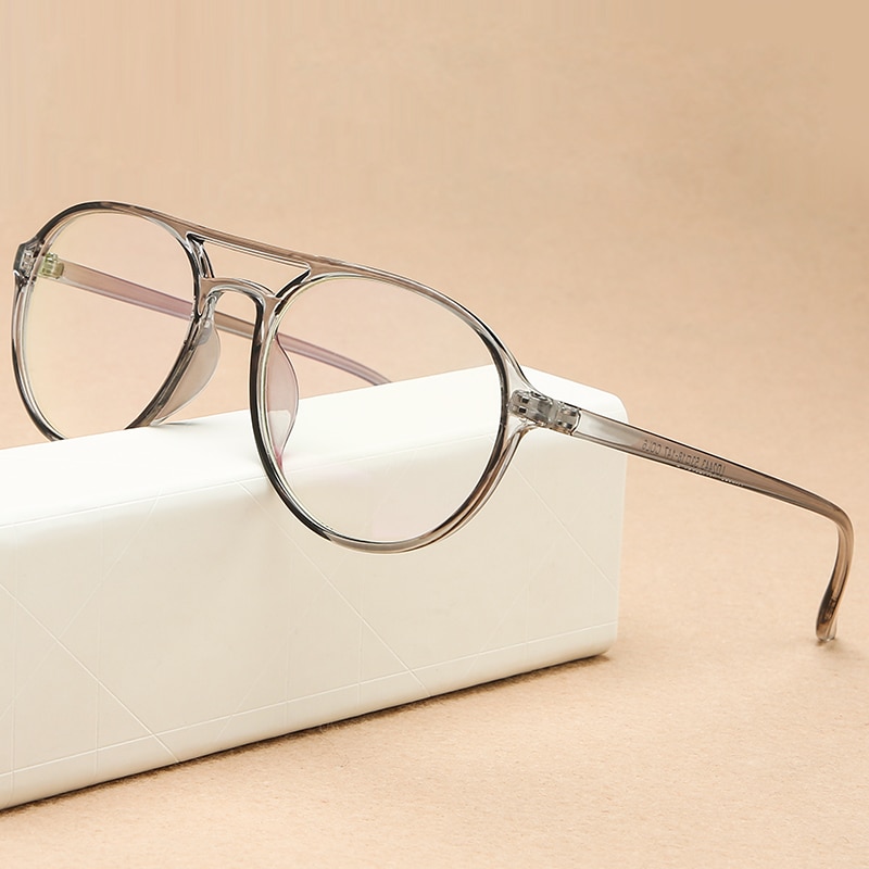 Kottdo Ronde Leesbril Frame Mannen Plastic Computer Transparante Retro Bril Frames Voor Vrouw Bril Monturen
