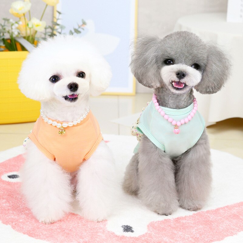 Hond Zomer Kleding Harnas Vest Kat Puppy Kleding Yorkie Yorkshire Terrier Pommeren Shih Tzu Maltezer Bichon Poedel Kostuums