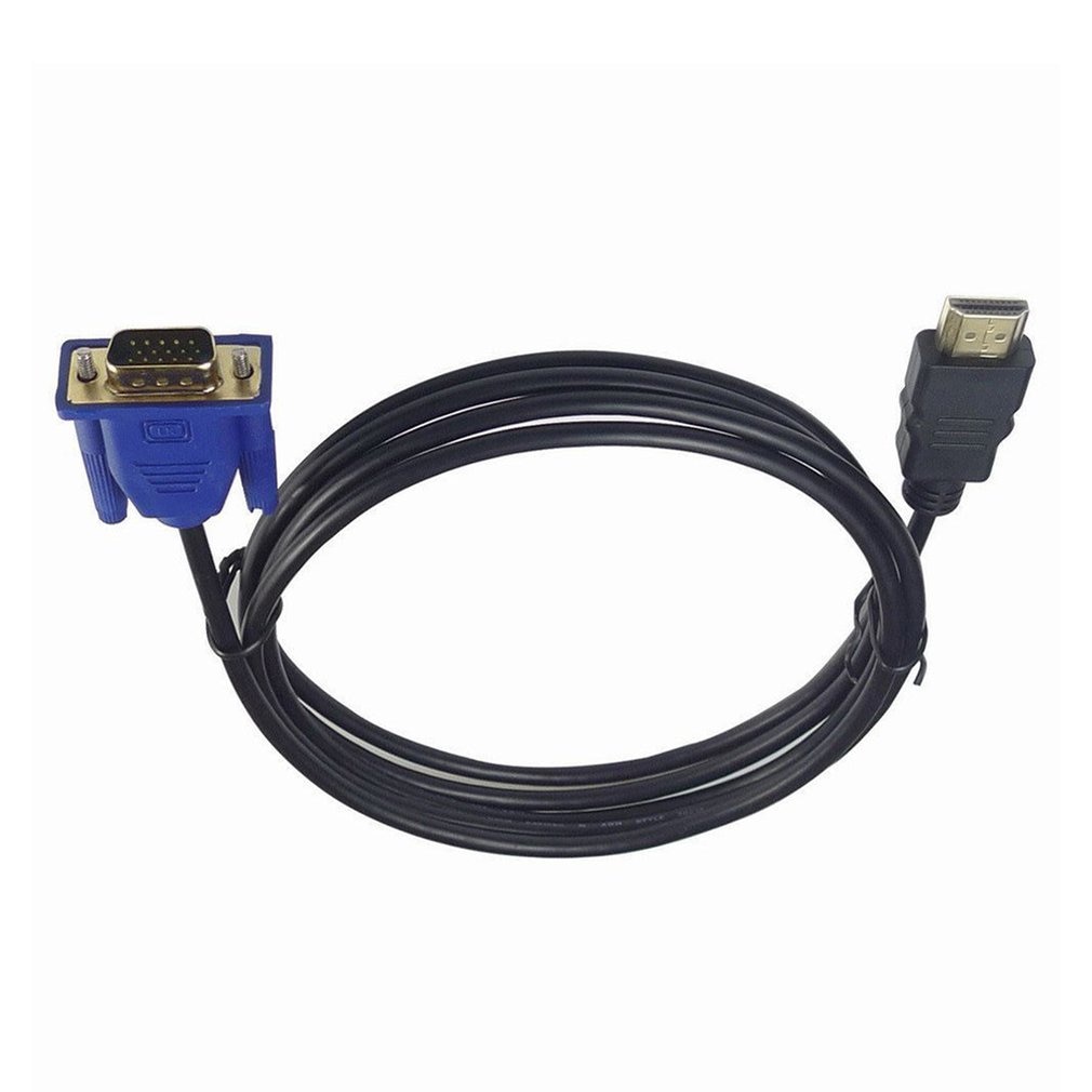 1 M HDMI Kabel HDMI Naar VGA 1080P HD Met Audio Adapter Kabel HDMI NAAR VGA Kabel
