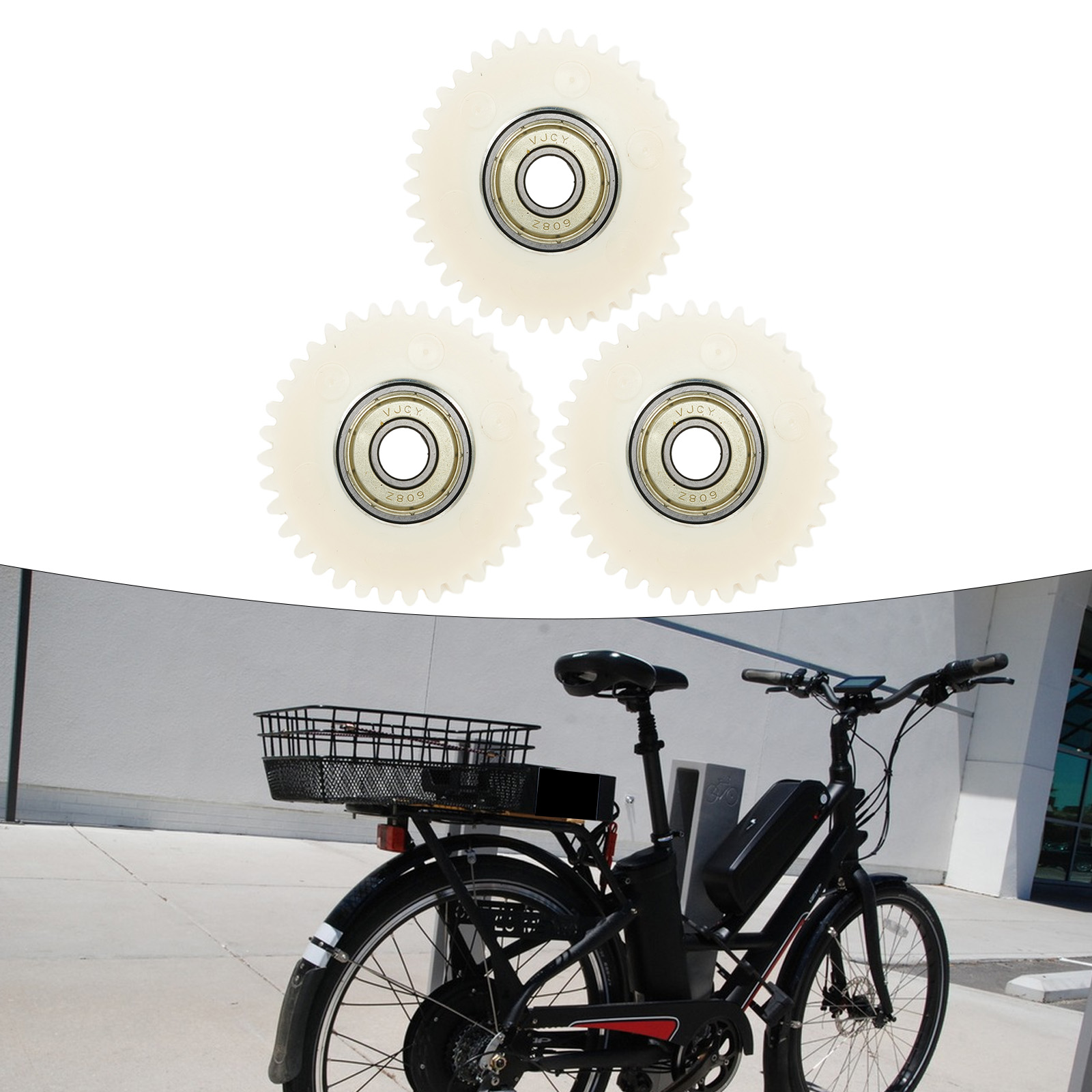 1/2/3 Stuks 36T Tandwielen Met Lagers Wielnaven Planetaire Tandwielen Voor Bafang Motor Elektrische Fiets Accessoires Nylon 36T Versnelling
